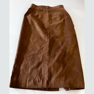 Camel Aquascutum of London A-Line Skirt, Size 4